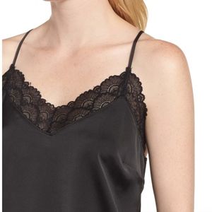 Sole Society Tops - Gibson black Betty lace v neck camisole Sole Society Tops - Gibson black Betty lace v neck camisole